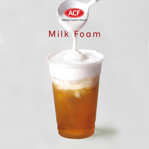 cách làm milk foam sánh mịn bằng bột 