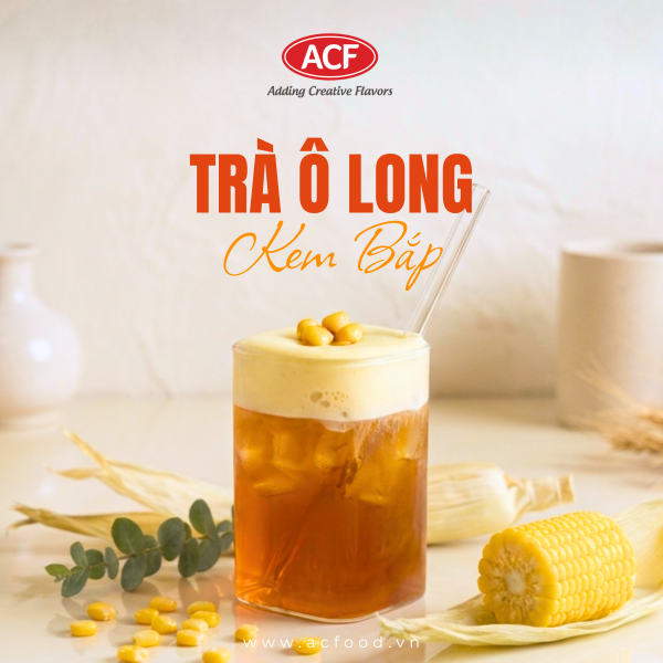Trà Ô Long Kem Bắp: Công Thức Pha Chế Cho Quán Cà Phê, Trà Sữa 